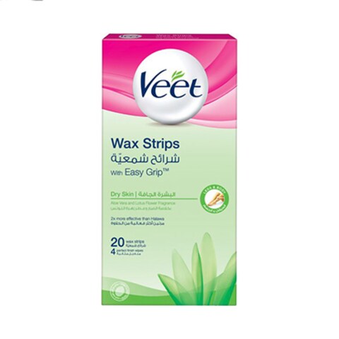 VEET STRIPS DRY SKIN X 20PCS