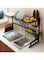 Generic Over The Sink Dish Drainer Drying Rack Black