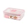 Blackstone Air-Tight Food Container IS031 Clear/Pink 630ml