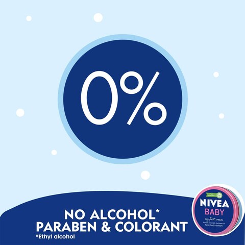 NIVEA Baby All Purpose Cream, My First Cream Natural Almond &amp; Sunflower Oil, 150ml