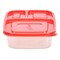 E.Z LOCK REC CONT 965ML 2PC SET RED