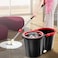 Mop and Bucket, Spinning Easy Wring Mop Bucket Walkable for Home and Commercial Use All Floor Types