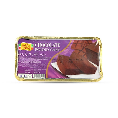 Buy Sara Cake Chocolate Pound Cake 300g in UAE