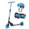 Ignite Flow 2-Wheel Kick Scooter With Protective Gear Set Red