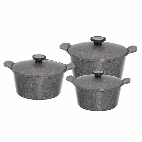 NEOFLAM GRANITE COOKWARE 6PCS DRAK