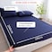 Luna Home-King Size 3 Piece Set, Bedsheet with 2 Pillow Cases, Dark Blue Color