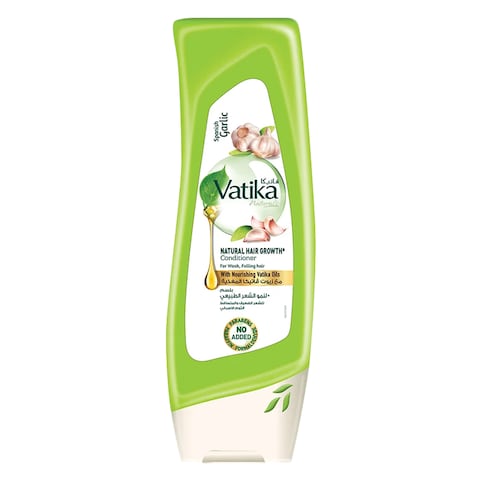 Buy Vatika Naturals Spanish Garlic Natural Hair Growth Conditioner For Weak Falling Hair 400ml in Saudi Arabia