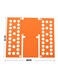 Generic Clothes Laundry Folder Board Orange
