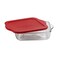 Pasabahce Borcam Square Oven Dish with Cover - 1950 Cc