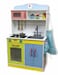 Wooden DollHouse Kit Kitchen DIY Toy Realistic 3D with Furnitures Birthday Gift For Girl 60*30*99 CM RW-17527