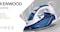 Kenwood Steam Iron 2600W With Ceramic Soleplate, Auto Shut-Off, Anti-Drip, Anti-Calc, Self Clean, Continuous Steam, Steam Burst, Spray Function Stp75.000Wb, White/Blue