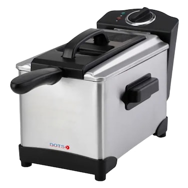 Dots FRX-118 Electric Deep Fryer 2000W 3L Silver/Black