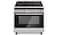 Lofratelli 90x60cm Semi-Professional Series Full Electric 5 Heating Zone Ceramic Cooker With Stainless Steel Finish, OE9050 PRM CERN