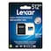 Lexar High Performance microSDHC with Adapter 633x 512GB UHS-I Black/Blue