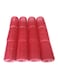 12-Hairdressing Curlers Diy Hair Salon Tool Red 50g