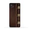 AMC Design Protective Case Cover for Oppo A73 5G with Dark Leather Design