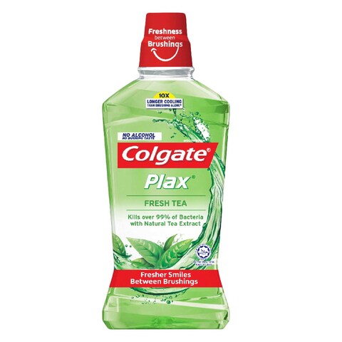 Buy Colgate Plax Fresh Tea Mouthwash 250 ml in Kuwait