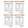 N/D CANDLES 4PCS LEMON GRASS