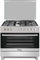 Super General 5 Burner Full-Safety Steel Gas-Cooker, Automatic Ignition, Thermostat, Double Rotisserie, Minute Minder, 90x60x85 cm, SGC9603FSHG