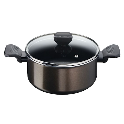 Tefal Easy Cook And Clean Stewpot With Lid B5544402 Black 20cm