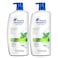 Head &amp; Shoulders Menthol Refresh Anti-Dandruff Shampoo 1000ml Pack of 2