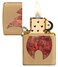 Zippo 29878 204B Rusty Flame Design Windproof Lighter