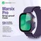 Amazing Thing Marsix Pro designed for Apple Watch Ultra 49mm case cover with built in Tempered Glass Screen Protector - Deep Purple