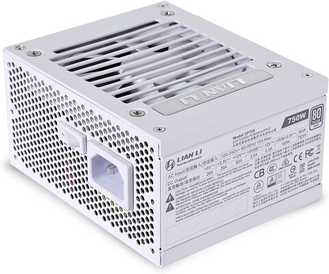 Lian Li Sp 750W 80+ Gold, White Color, Performance Sfx Form Factor Power Supply - Sp750 White