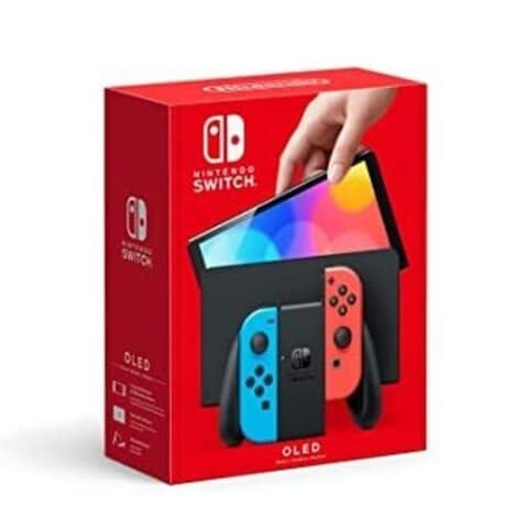 Nintendo Switch OLED Neon Joy-Con Console - International Version (Non-Chinese)