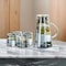 GREY WATER PITCHER 1850 ml WITH 4 GLASSES