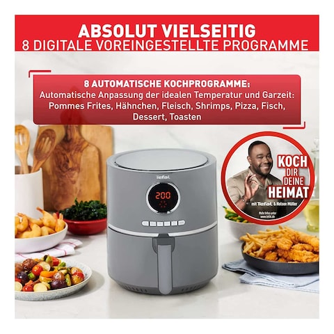 Tefal Ultra Digital Air Fryer EY111B40 Grey &lrm;1400W