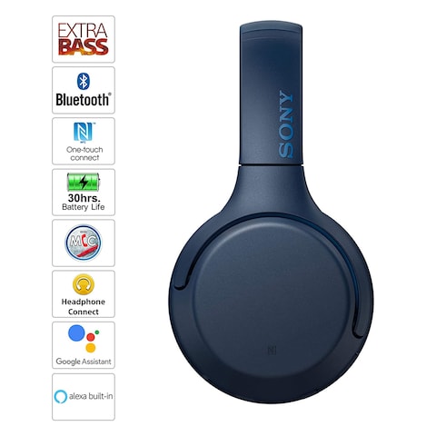 SONY BT HEADPHONE WH/XB700 BLUE