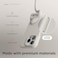 elago Magnetic Liquid Silicone for iPhone 15 PRO case cover compatible with MagSafe Shockproof - Stone