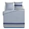Harper Double Quilt Cover Set Sprinkle Stripe Blue Pack of 4