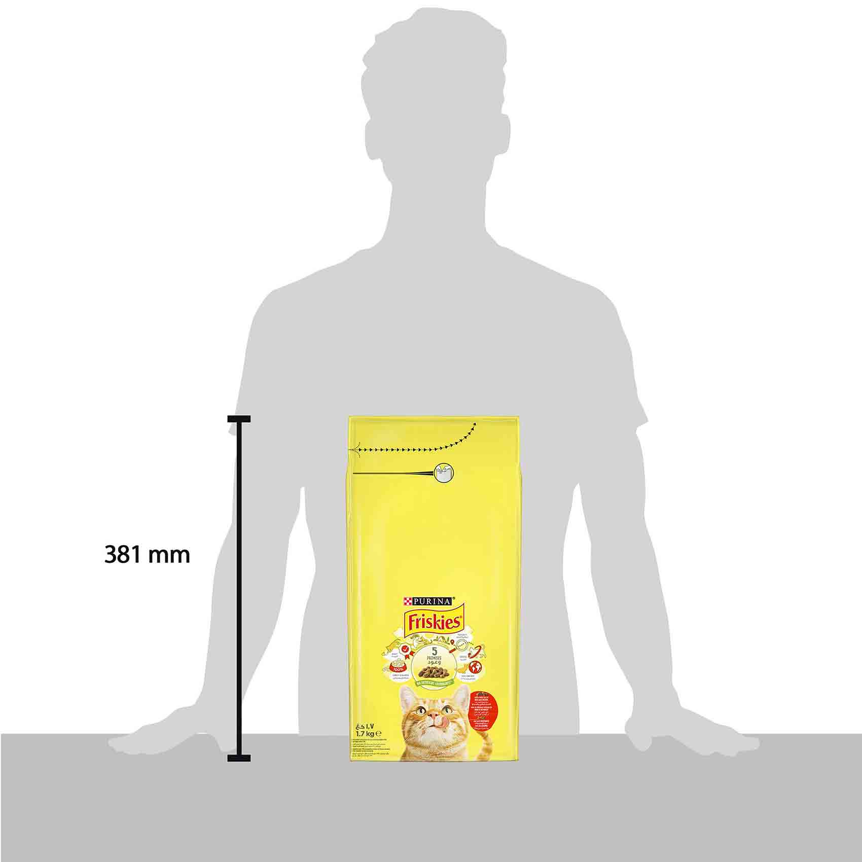 Friskies Cat Food Beef And Chicken And Vegetable 1.7 Kg product thumbnail 6