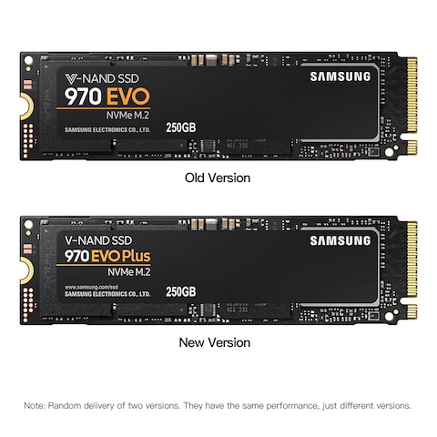 سامسونج-970 EVO Plus NVMe PCIe M.2 2280 SSD 250GB قرص صلب داخلي للاب توب اس اس دي