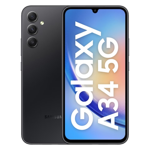 Samsung Galaxy A34 6GB 128GB 5G Dual SIM Smartphone 6.6 Inch Graphite