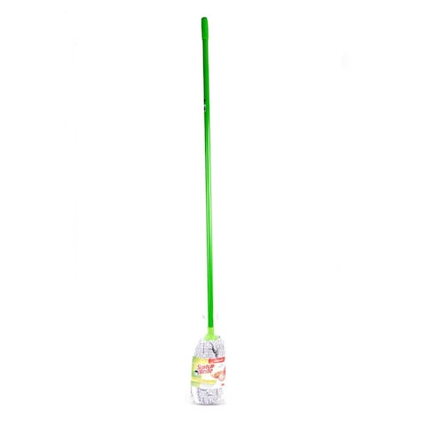 Scotch-Brite Strip Mop Ultra (White) + Stick Multiporpose 1 Set/Pack