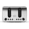 Black + Decker Toaster 4 Slices 2100 Watt - Silver - ET444