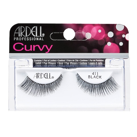 Ardell Curvy Strip Eyelash, Black #411