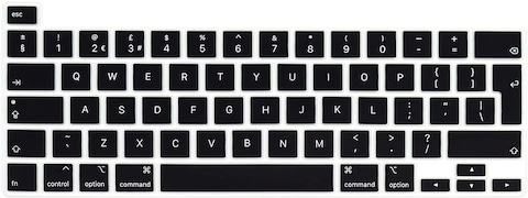 Ntech Ultra Thin Keyboard Cover Skin, Silicone Keyboard Cover Protector For Macbook New Pro 16 Inch 2019 Release With Touch Bar And Touch Id Model A2141 European Version