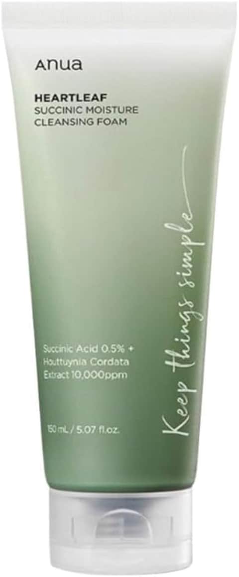 Anua Heartleaf Succinic Moisture Cleansing Foam 150ml