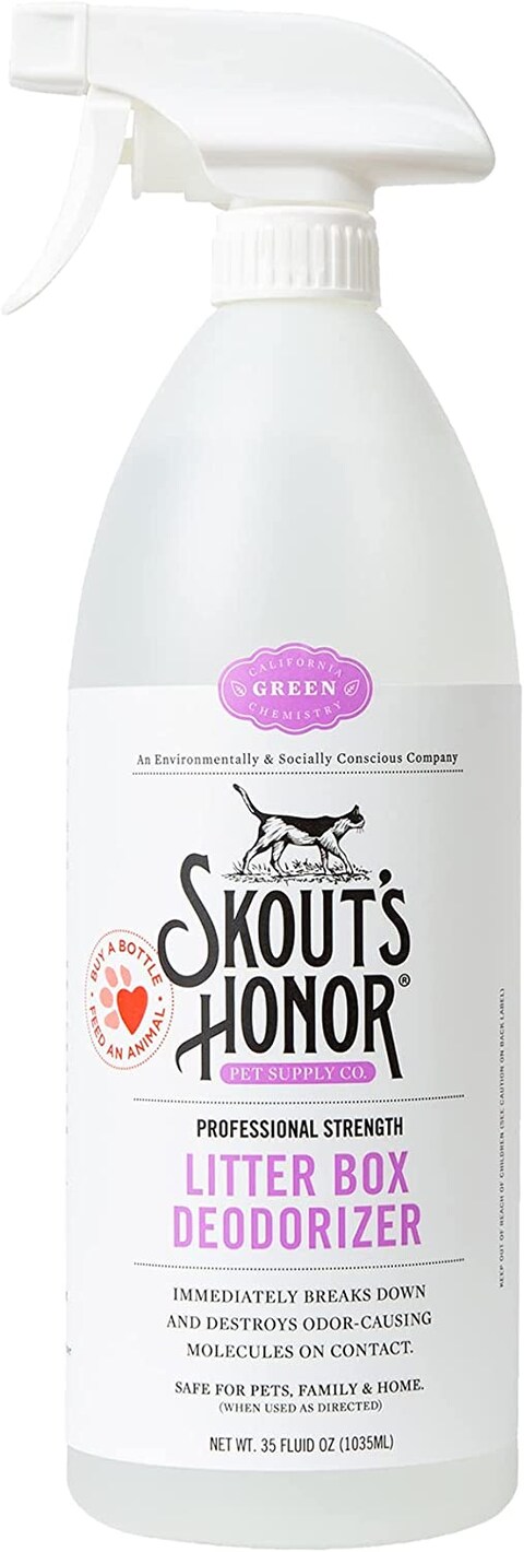 Skouts Honor Litter Box Deodorizer Cleaning 1035ML