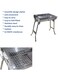 Biki Bbq Portable Barbecue Grill With Stand Silver 60X48X34Cm