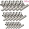 Coopic Metal Clips 18 Packs Heavy Duty Stainless Steel Clips For Bag Background Drop All-Purpose Air Tight Seal Clip Cubicle Hooks Office School Kitchen