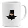 Loud Universe - Batman Minimal Style 11oz Ceramic Coffee Mug Batman Bat logo Novelty Coffee Mug Gift