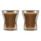 Double Wall Glass Coffee And Tea Cup GC825 Clear 250ml 2 PCS