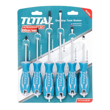 Total Screwdriver Set 6 pcs (THT250606)