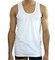 3 - Pieces Rayan Men Vest Undershirt Cotton 100% white 3XL