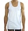 3 - Pieces Rayan Men Vest Undershirt Cotton 100% white 3XL